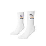 BOXRAW We Don't Play Boxing Crew Socks