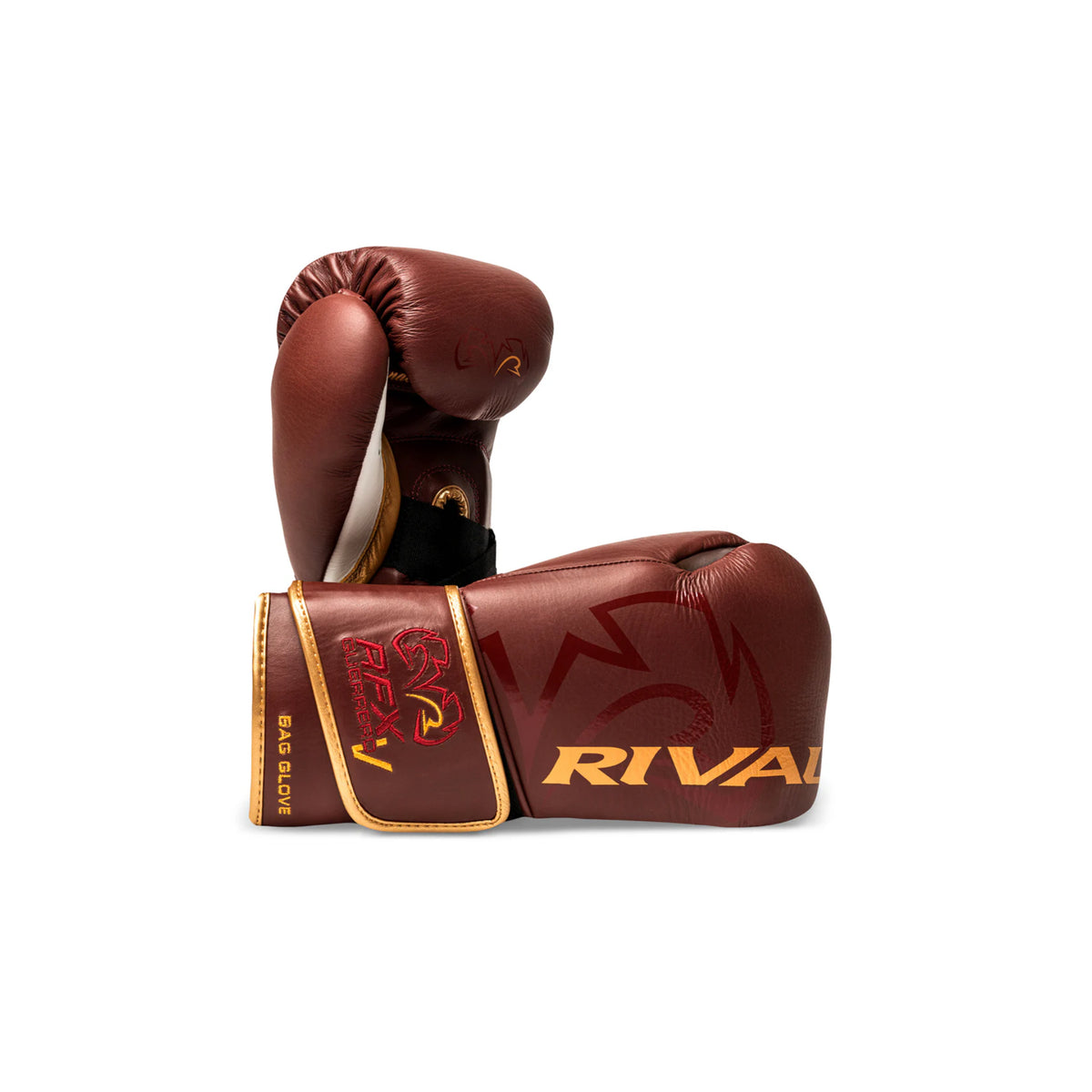 Rival RFX-Guerrero-V Bag Gloves HDE-F - Front View Black Gold