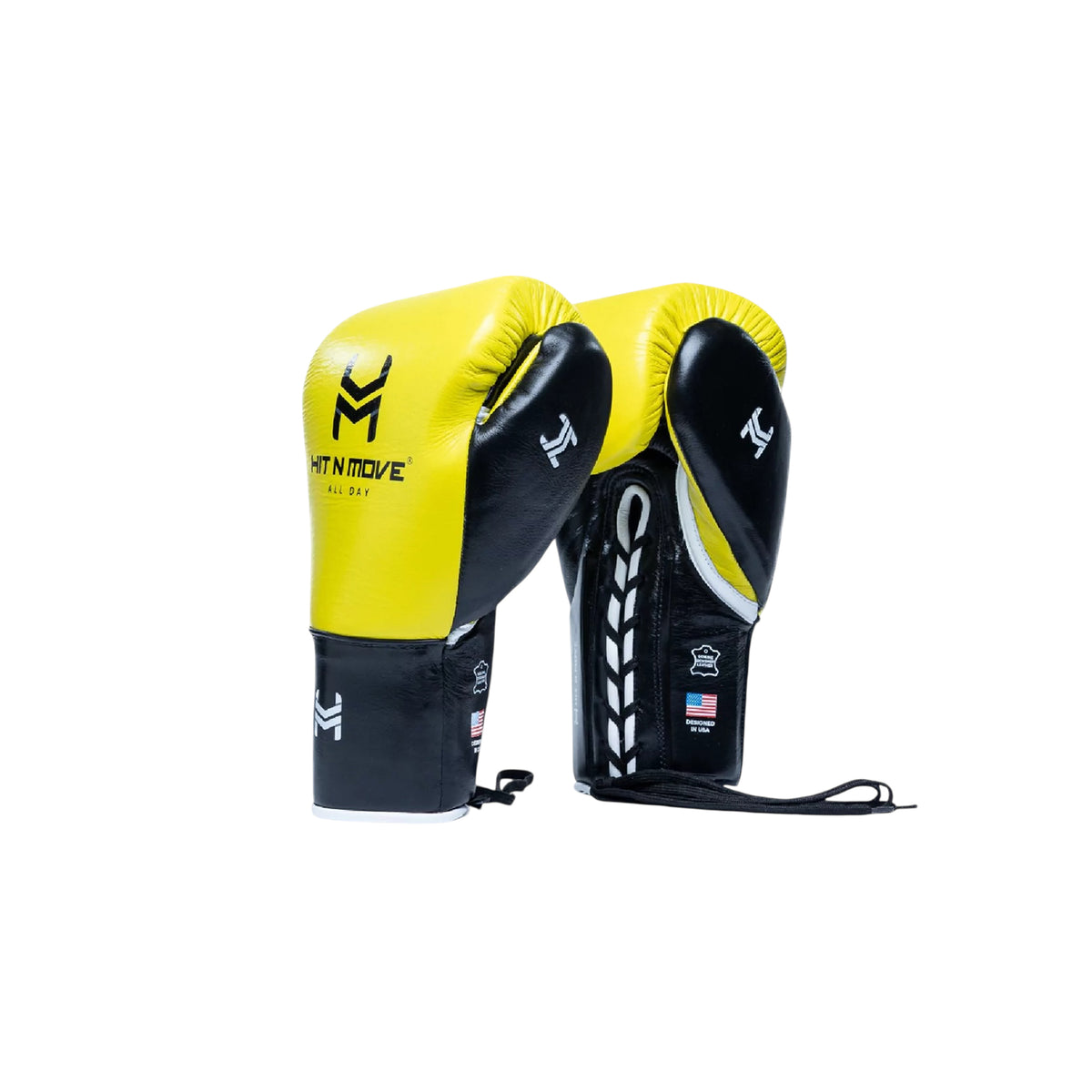 Hit N Move ALL DAY Pro Balance Boxing Gloves - Lace Up