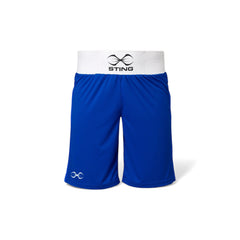 STING Junior Mettle 2.0 Boxing Shorts - Front View Red
