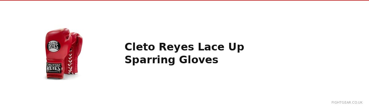 Cleto Reyes Lace Up Sparring Gloves